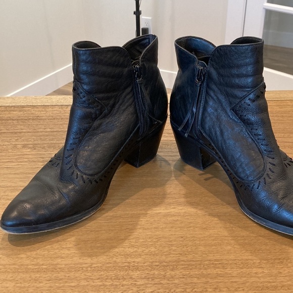 Rebecca Minkoff Lulu Black Leather Booties - Picture 6 of 9